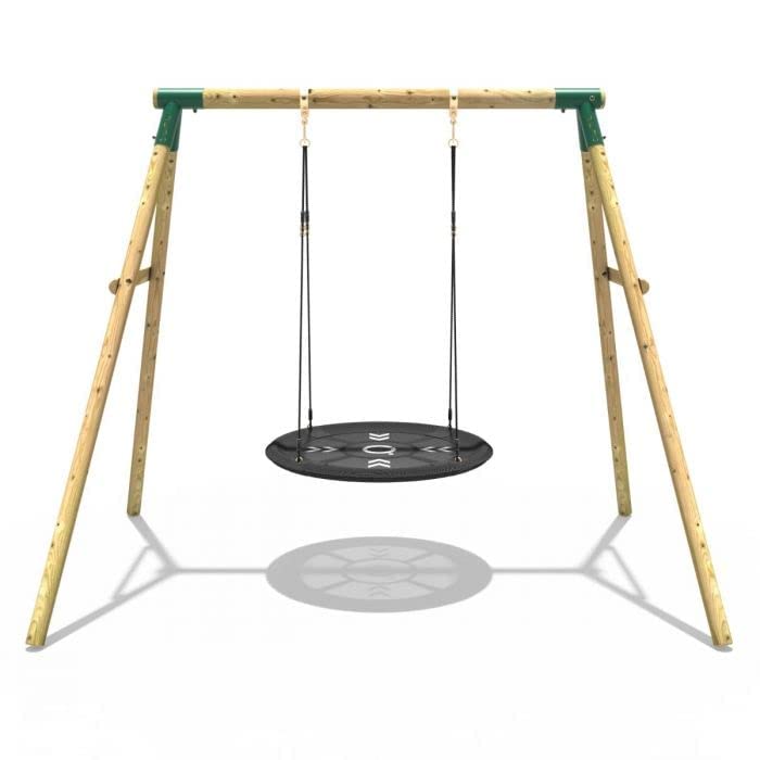 Children's Wooden Garden Nest Swing Set