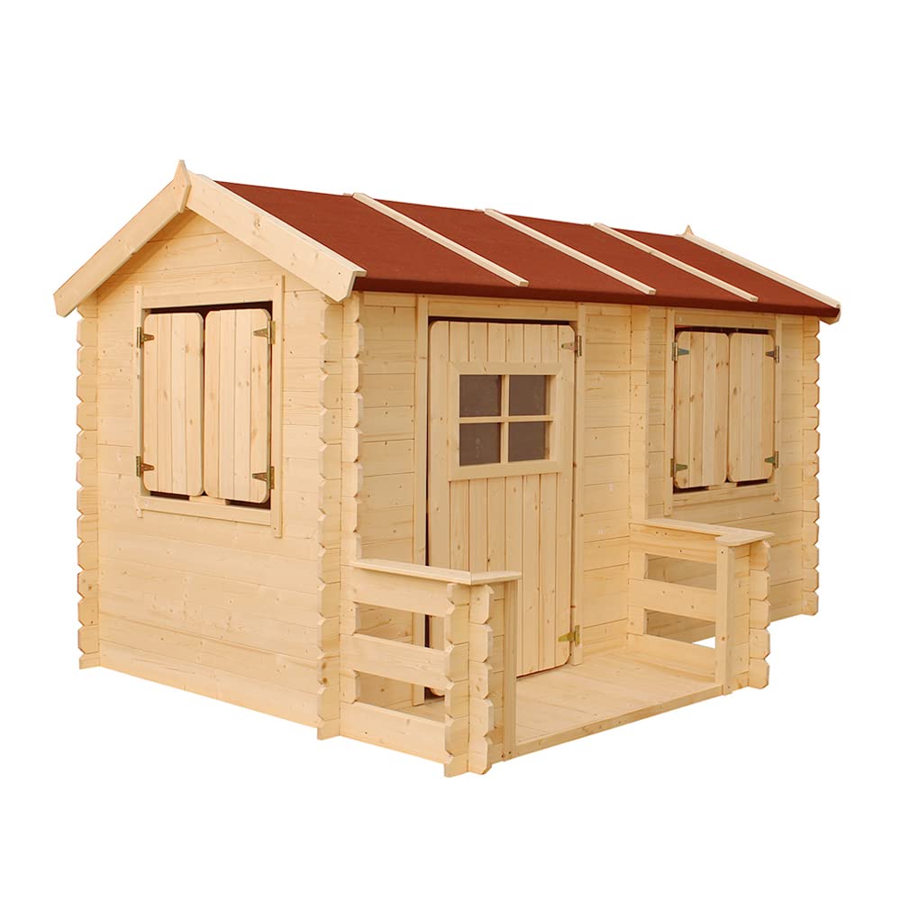 Wooden Outdoor Playhouse for Kids