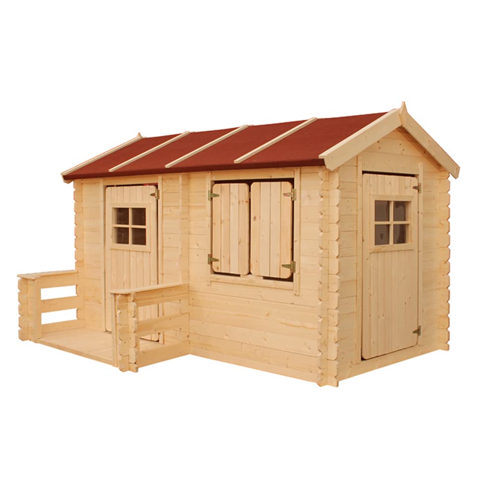 Wooden Outdoor Playhouse for Kids