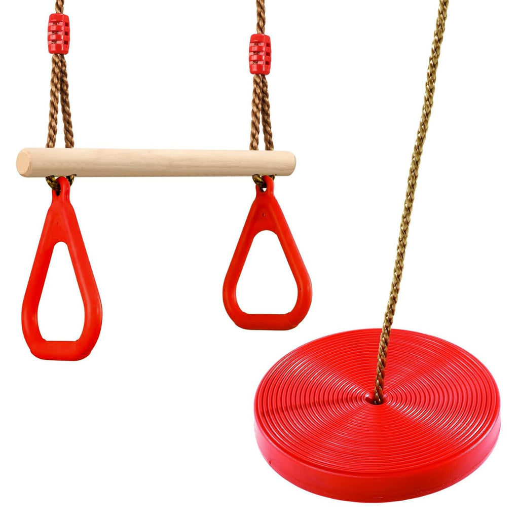 Set of Wooden Rope Swings