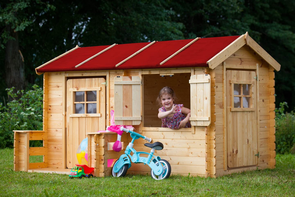 Wooden Outdoor Playhouse for Kids