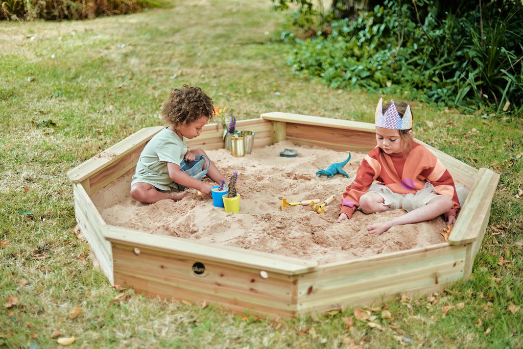 Play Giant Wooden Octagonal Sandpit