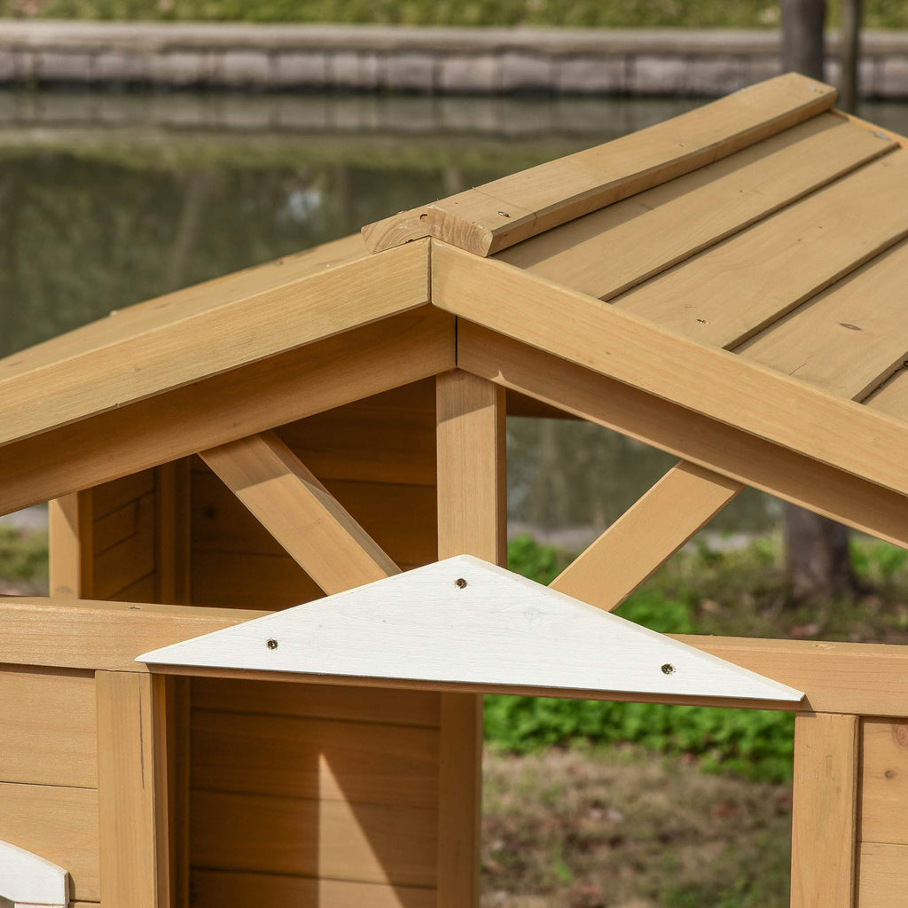 Wooden Playhouse With Mailbox