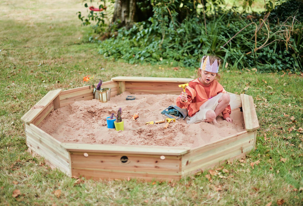 Play Giant Wooden Octagonal Sandpit