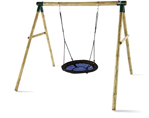 Plum Spider Monkey II Wooden Garden Swing Set
