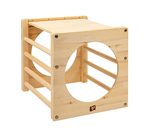 Pikler Style Wooden Climbing Cube