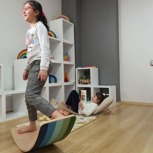 Wooden Aqua Wobble Board for Kids