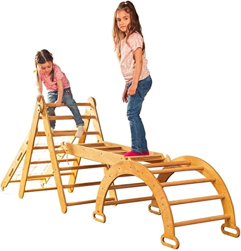 4-in-1 Montessori Indoor Climbing Set for Toddlers
