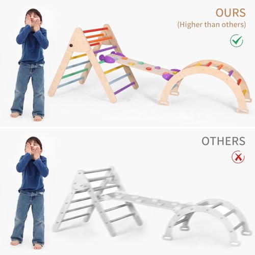 Pikler Triangle Indoor Climbing Frame for Toddlers