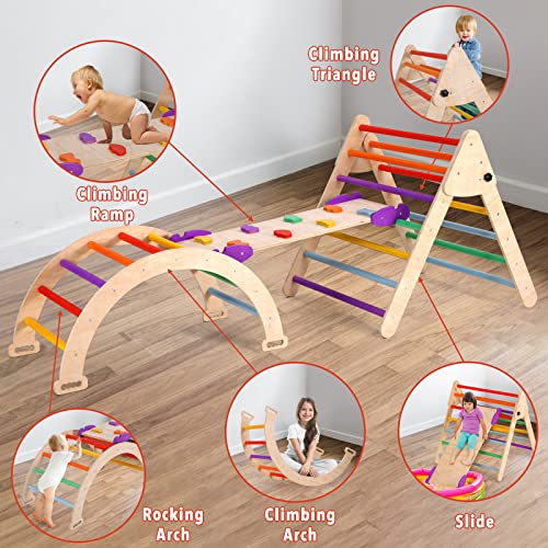 Pikler Triangle Indoor Climbing Frame for Toddlers