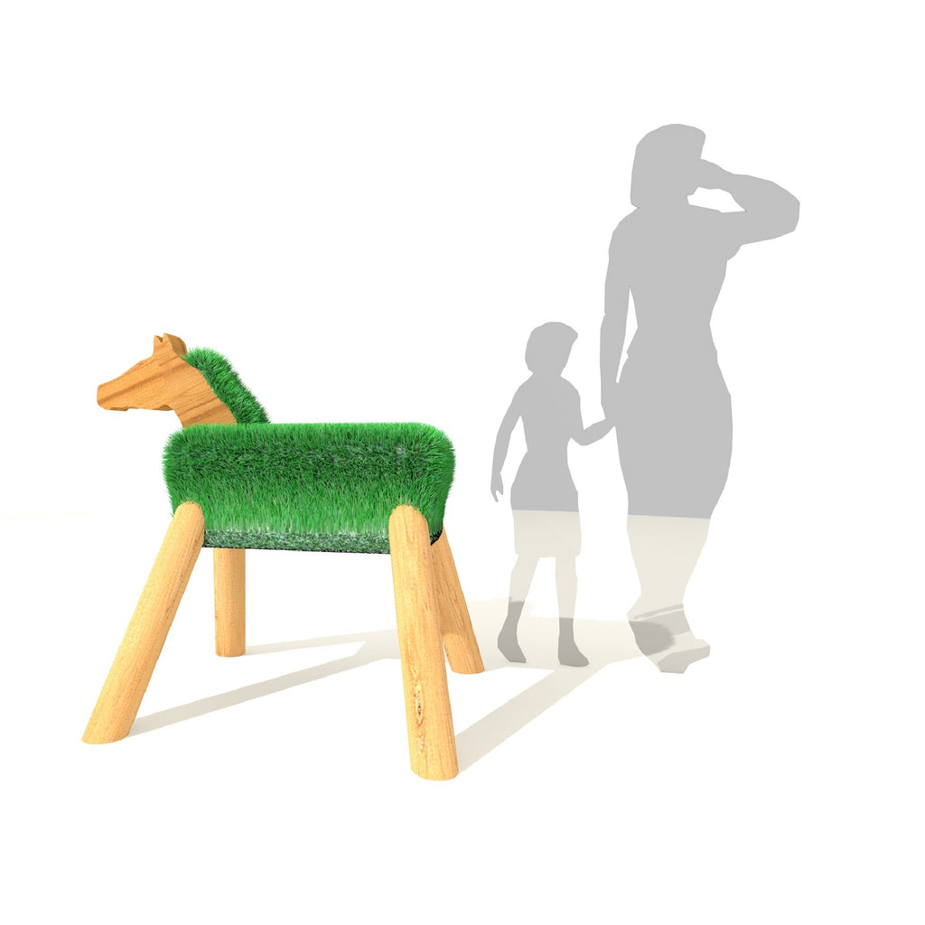 Grass Seating - Standing Pony - Sensory Surroundings Limited