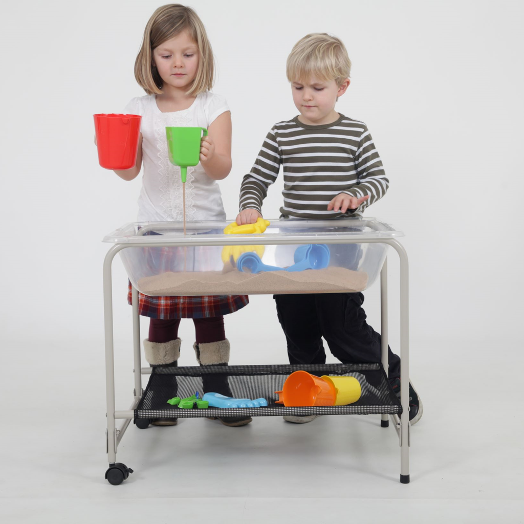 edx education Sand & Water Tray with Stand Set - Sensory Surroundings Limited