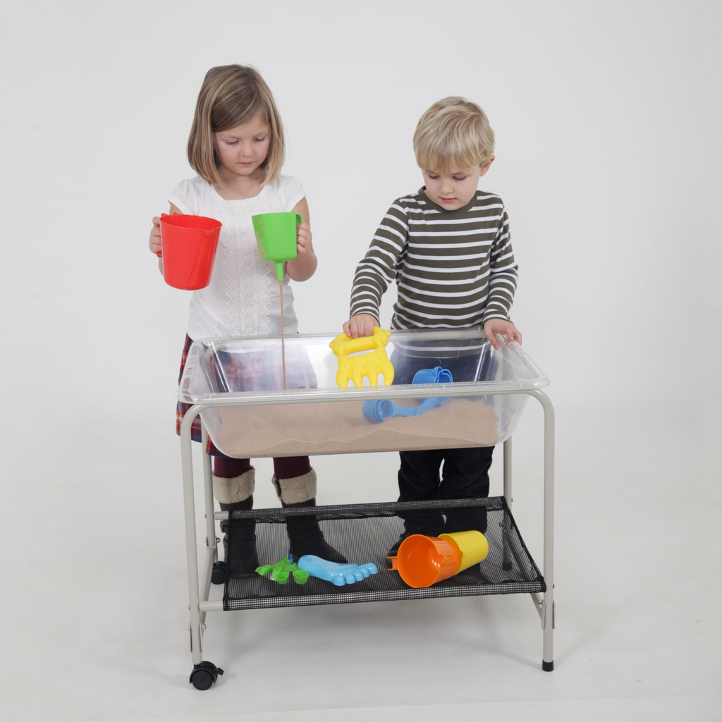 edx education Sand & Water Tray with Stand Set - Sensory Surroundings Limited