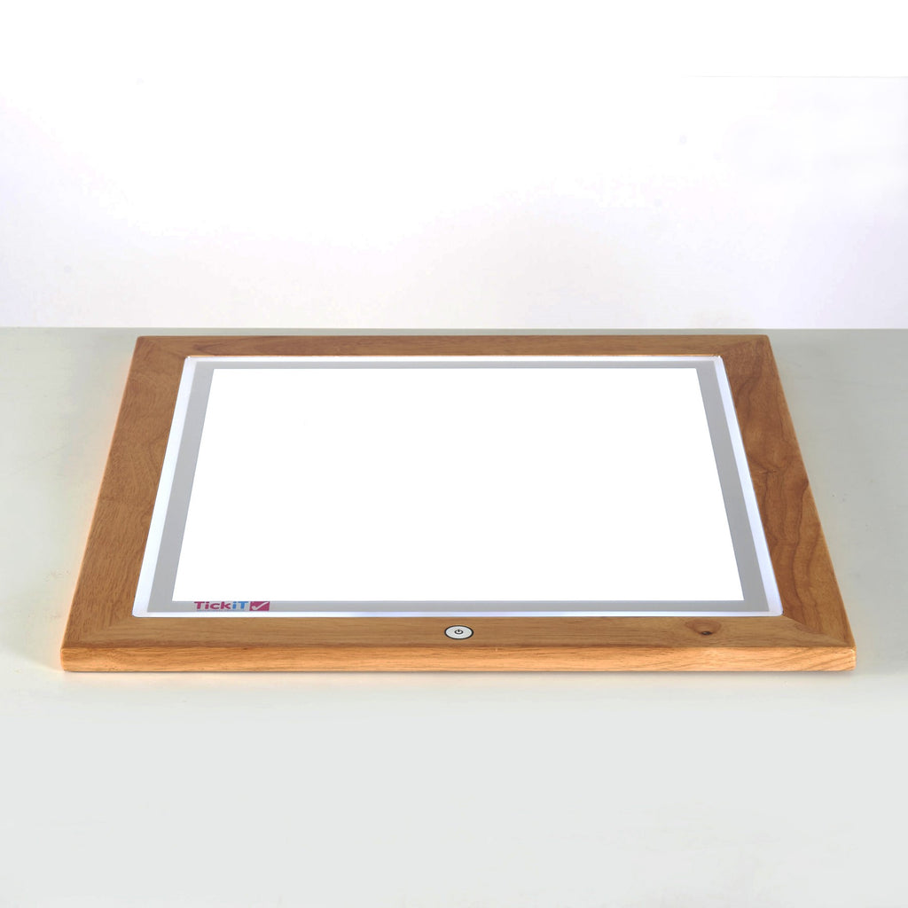 TickiT Wooden LED Light Panel Table - Sensory Surroundings Limited