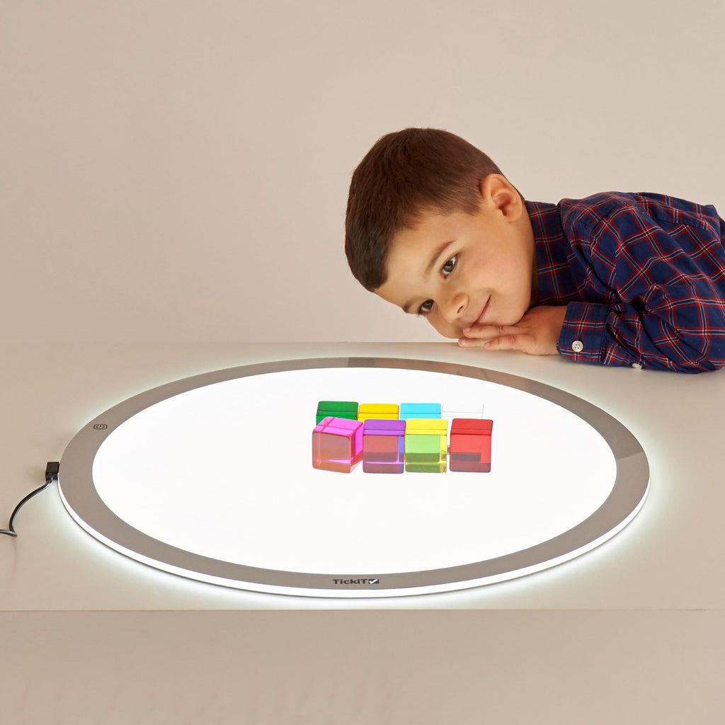 TickiT Round LED Light Panel - Small 500mm - Sensory Surroundings Limited