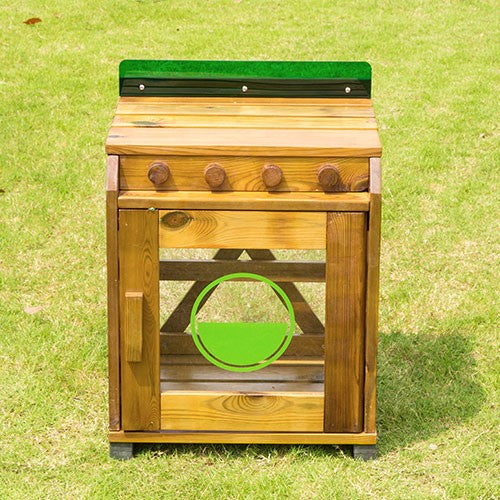 Wooden Outdoor Colourful Kitchen - Washing Machine - Sensory Surroundings Limited