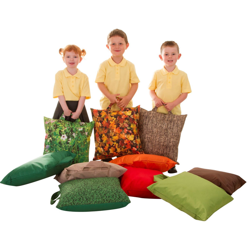 Nature & Seasons Grab & Go Cushions - 10 Pack - Sensory Surroundings Limited