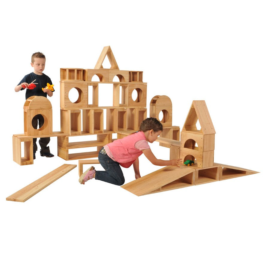 Giant Hollow Wooden Building Blocks - Sensory Surroundings Limited