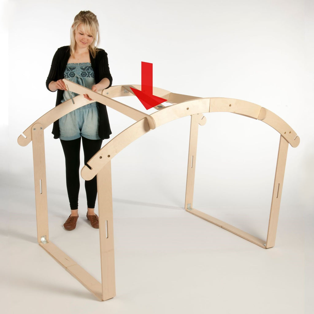 Indoor/Outdoor Wooden Folding Den - Sensory Surroundings Limited