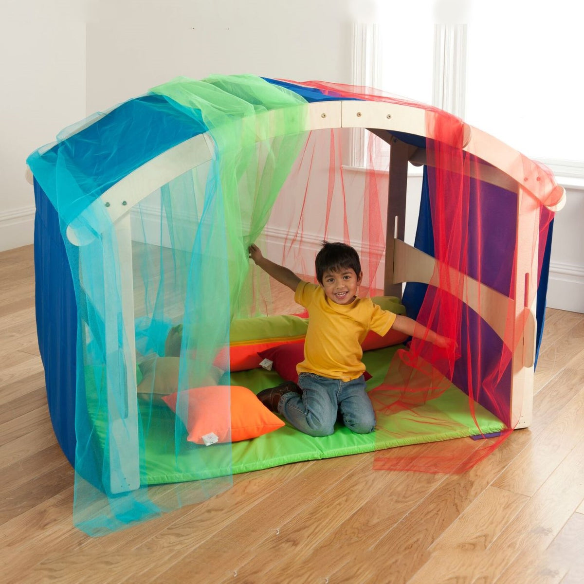 Indoor/Outdoor Wooden Folding Den with Kit– Sensory Surroundings